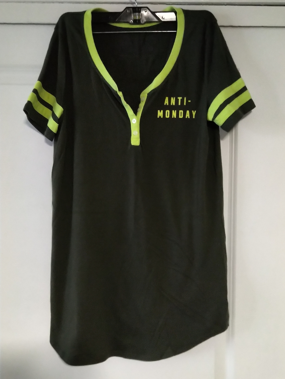 Victoria's Secret PINK "ANTI-MONDAY " Pajama Shirt- Size S